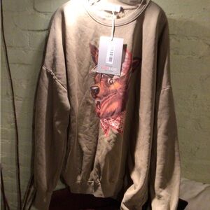 NEW RARE The Laundry Room CoorsCollection Wolf pullover